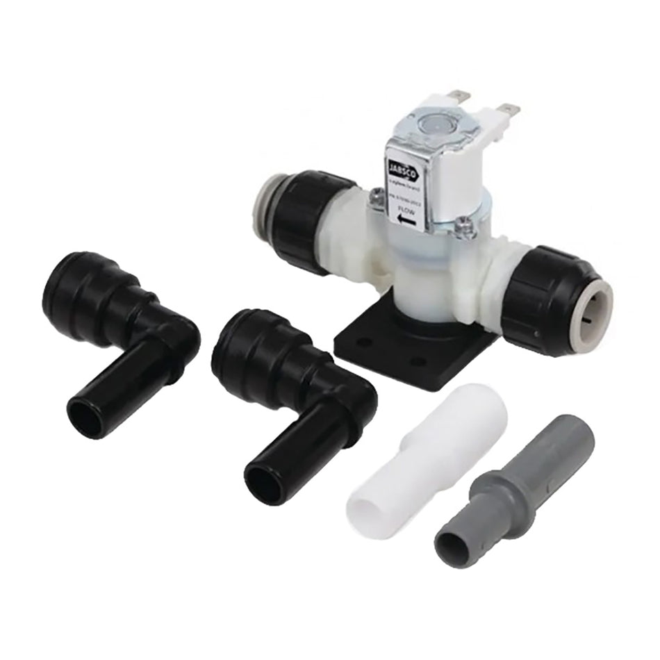 Jabsco 37038-2024 24V Solenoid and Anti-Syphon Valve for Quiet Flush Toilets