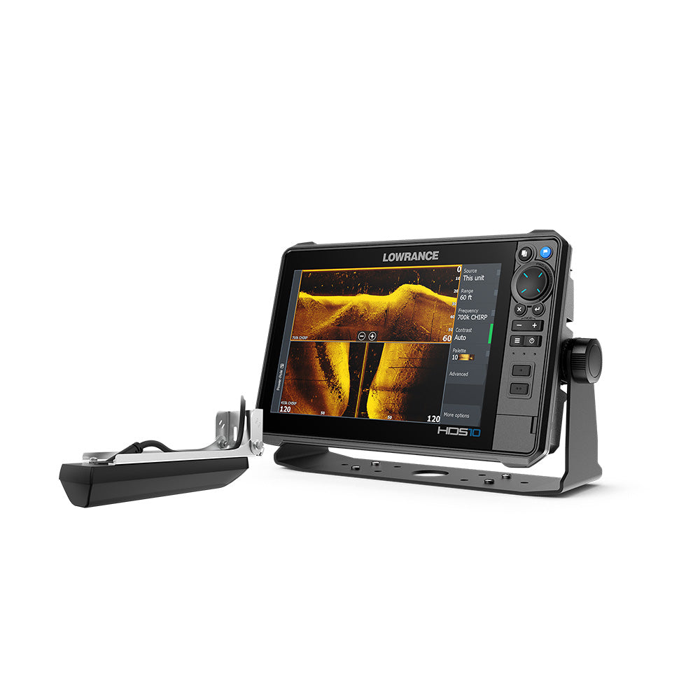 Lowrance HDS PRO 10-inch Fishfinder and Chartplotter with Active Imaging 3-in-1 Transducer