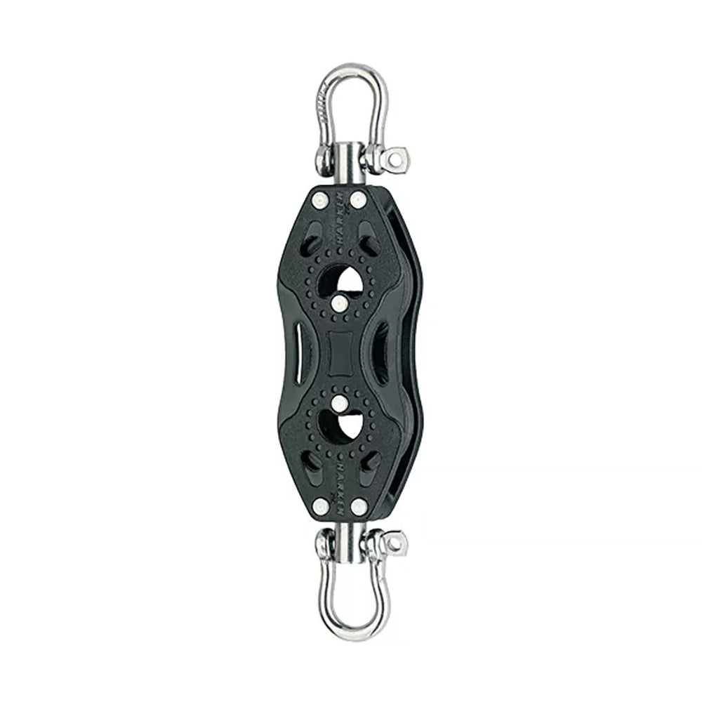 Harken 29mm Carbo Double Swivel Symmetrical Fishing Pulley for Sport Fishing Boats