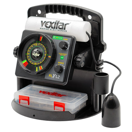 Vexilar FLX-12 Pro Pack II Fishing System with 12 Degree Ice Transducer