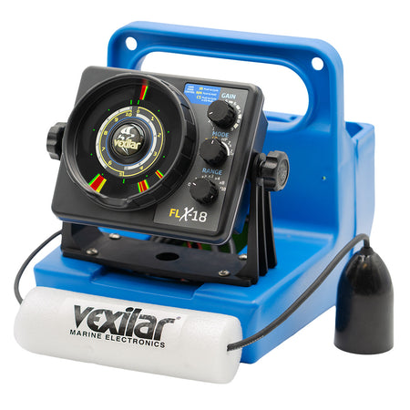 Vexilar FLX-18 Genz Pack with 12 Degree Ice-Ducer and DD-100 Fishfinder System
