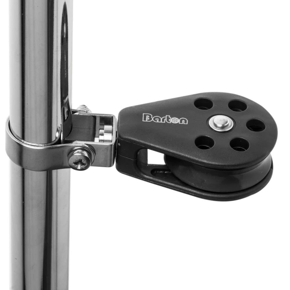Barton Marine Size 3 45mm Plain Bearing Pulley Block * Lightweight Stainless Steel Sheave System