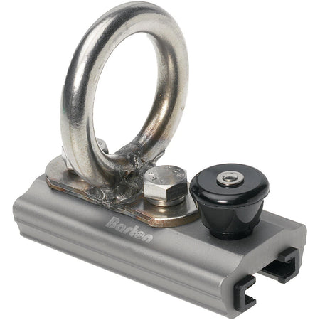 Barton Marine Spinnaker Pole Slide Car (32mm) - Heavy-Duty Marine-Grade Aluminum with Stainless Steel Ring