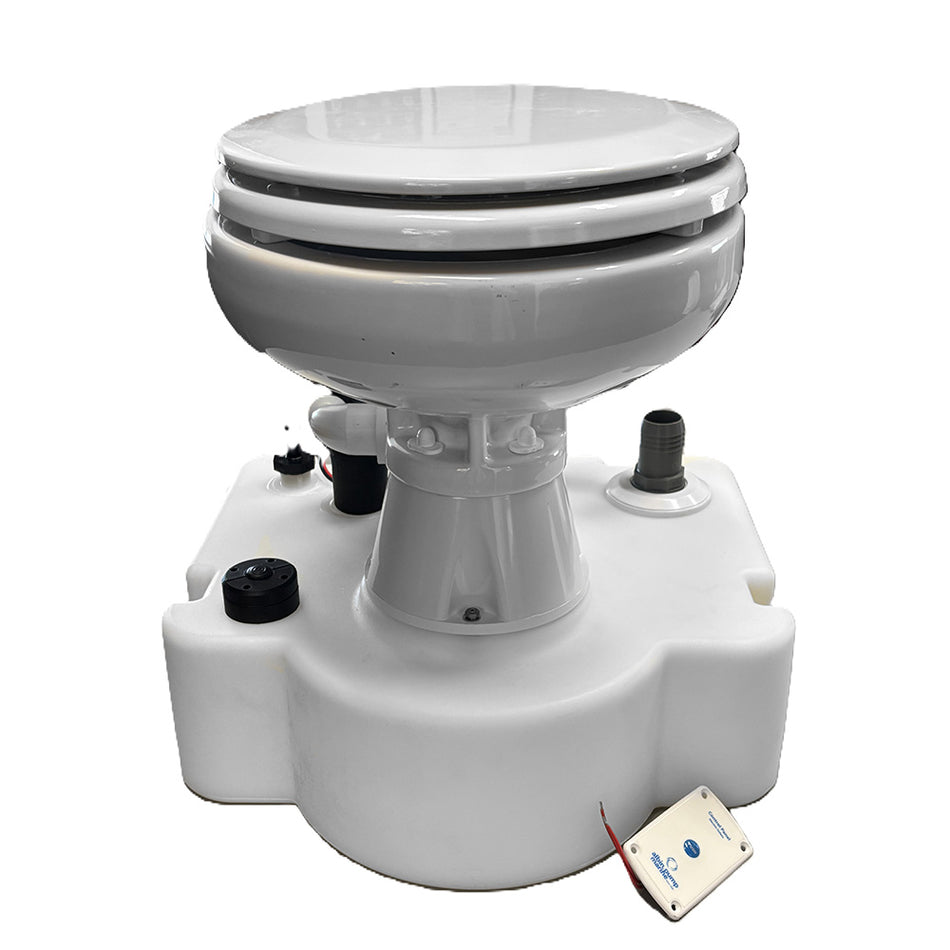 Albin Group Voyager Electric Compact Toilet System with Tank - 12V