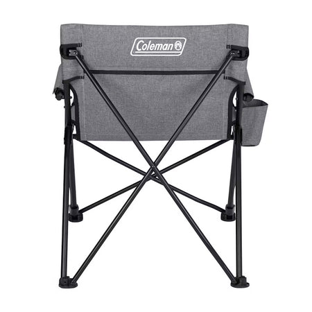 Coleman Forester Series Deck Chair - Grey | Lightweight Outdoor Folding Chair with Cupholder and Carry Bag