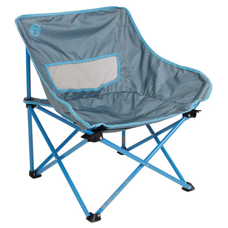 Coleman Kickback Breeze Blue Chair with Steel Frame and Carry Bag