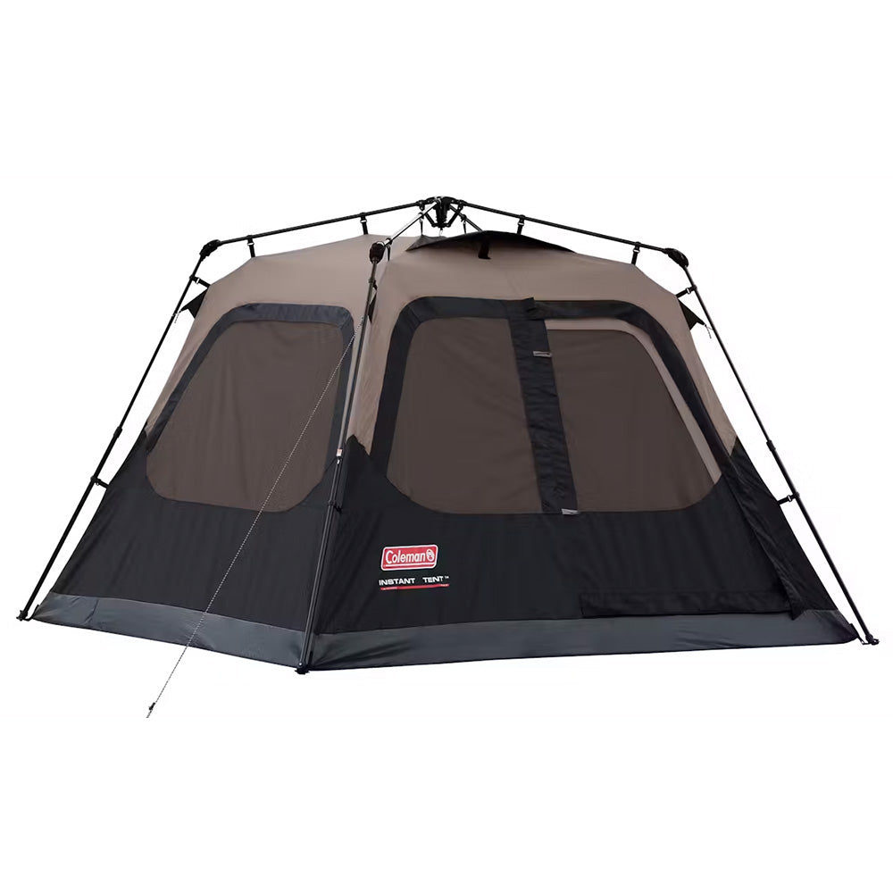 Coleman 4-Person Cabin Camping Tent with Instant Setup - Black