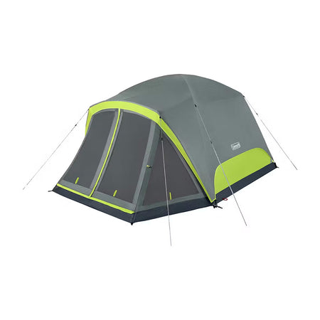 Coleman 6-Person Skydome Camping Tent with Screen Room - Rock Grey