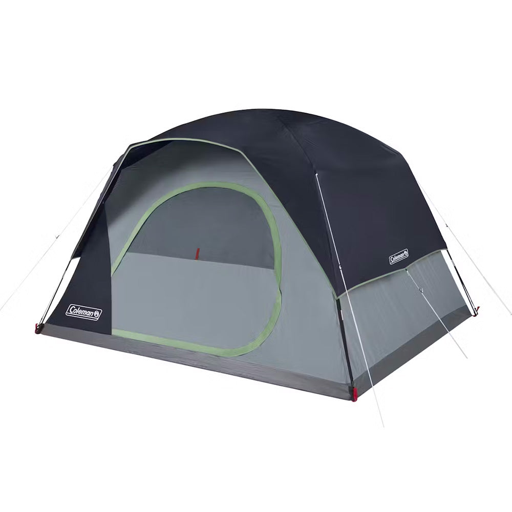 Coleman 6-Person Skydome Camping Tent - Blue Nights for Easy Setup and Spacious Comfort