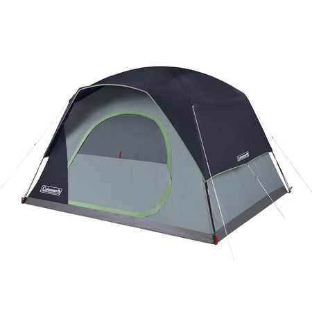 Coleman 6-Person Skydome Camping Tent - Blue Nights for Easy Setup and Spacious Comfort