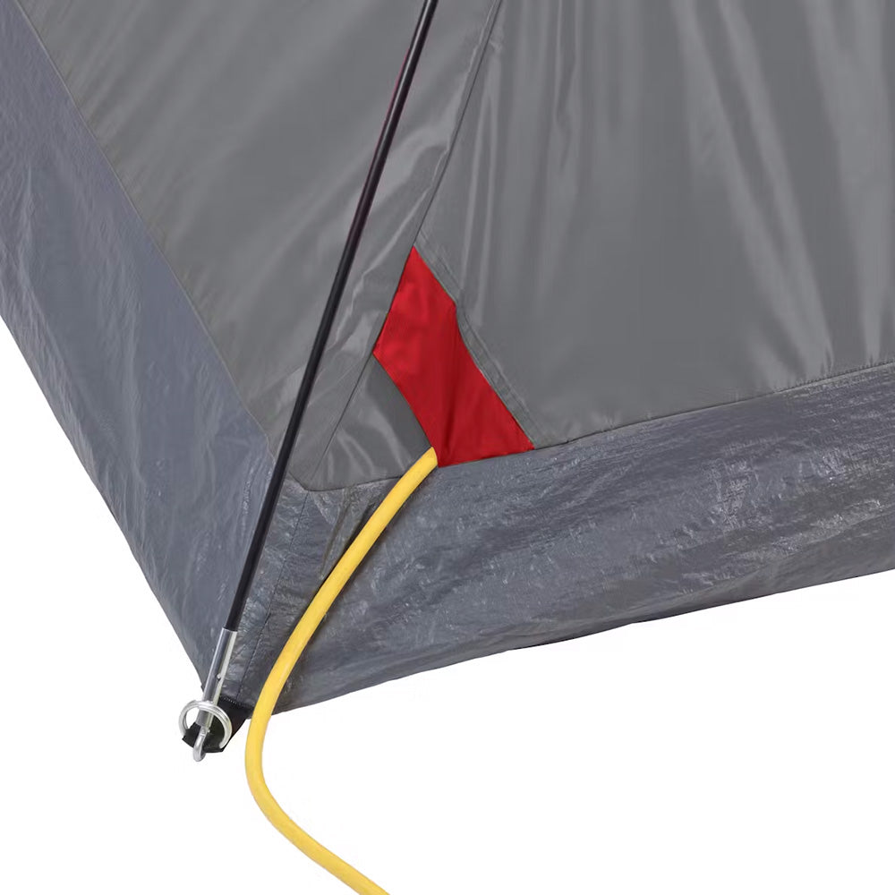 Coleman Flatwoods II 6-Person Lightweight Dome Tent - Red, Easy Setup for Family Camping