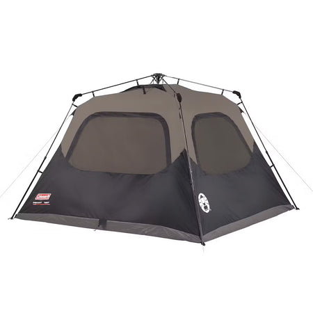 Coleman 6-Person Instant Cabin Tent in Black * Easy Setup, Weatherproof Camping Shelter