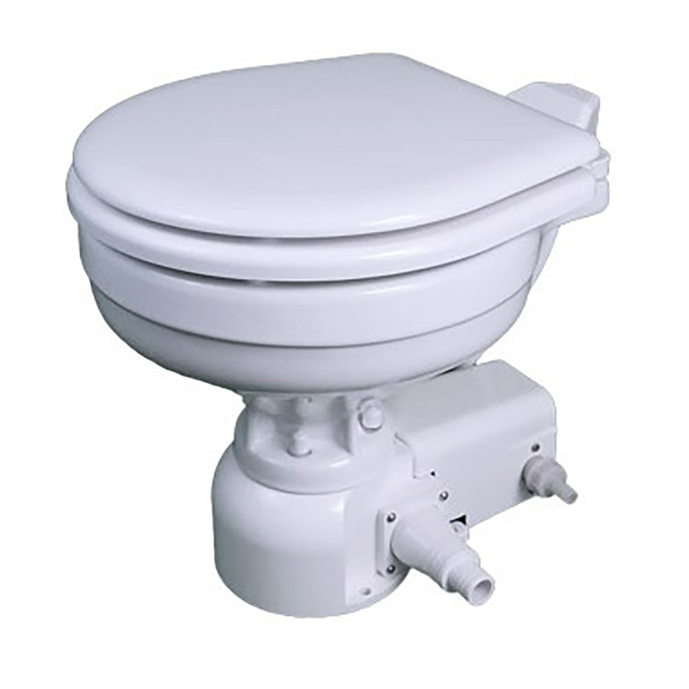 Raritan Sea Era Marine Size Pressurized Freshwater Toilet with Multifunction Panel * White * 12V
