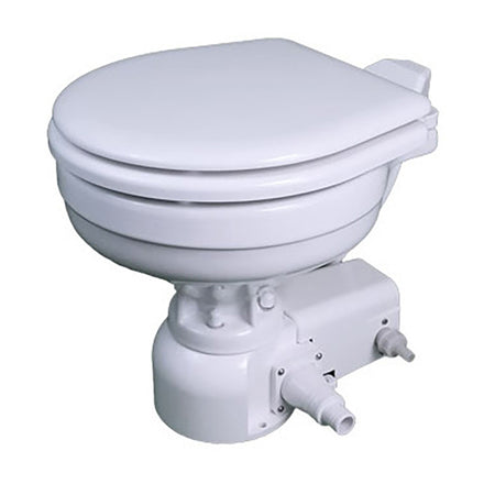 Raritan Sea Era Marine Size Pressurized Freshwater Toilet with Multifunction Panel * White * 12V