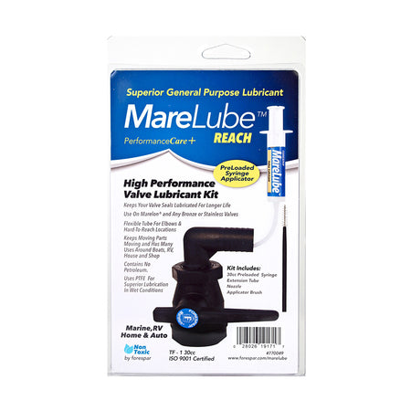 Forespar MARELUBE Reach 30cc Lube Kit * High-Performance Valve Lubricant for Marine, RV, and Auto Applications