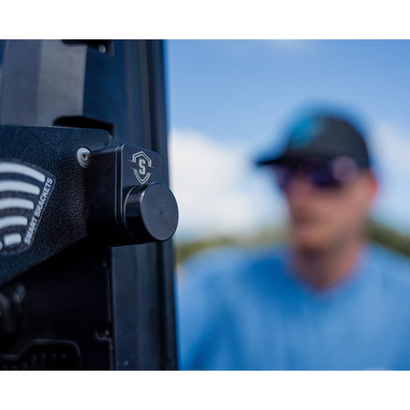 Secure Outdoors Elite Lock Dual Universal Black - High-Security Boat Lock for Trolling Motors & Accessories