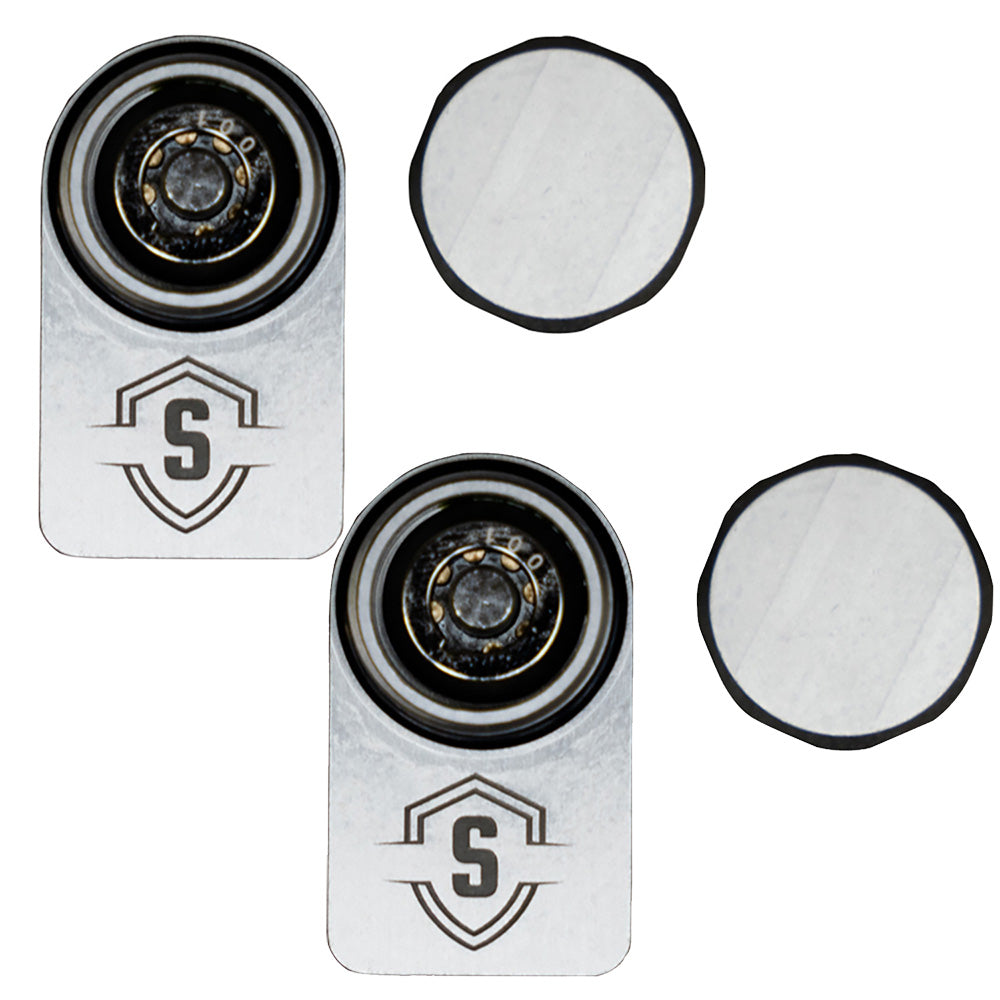 Secure Outdoors Elite Lock Dual Universal Silver * Heavy-Duty Boat and Marine Equipment Security
