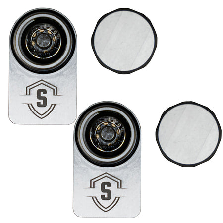 Secure Outdoors Elite Lock Dual Universal Silver * Heavy-Duty Boat and Marine Equipment Security
