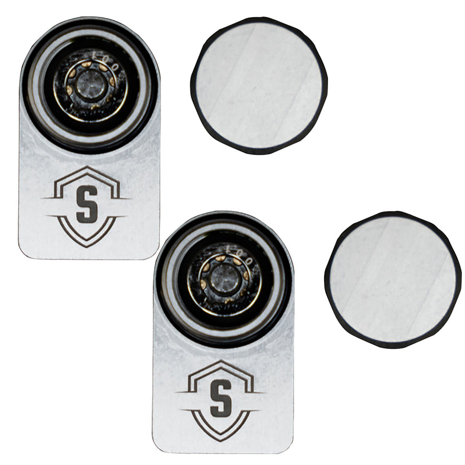 Secure Outdoors Elite Lock Dual Universal Silver * Heavy-Duty Boat and Marine Equipment Security