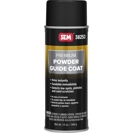 SEM Premium Powder Guide Coat 16oz Aerosol for Auto Body Refinishing