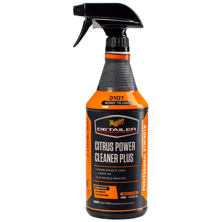 Meguiar's D107 Citrus Power Cleaner Plus - 32oz All-Purpose Cleaner for Interior and Exterior Detailing