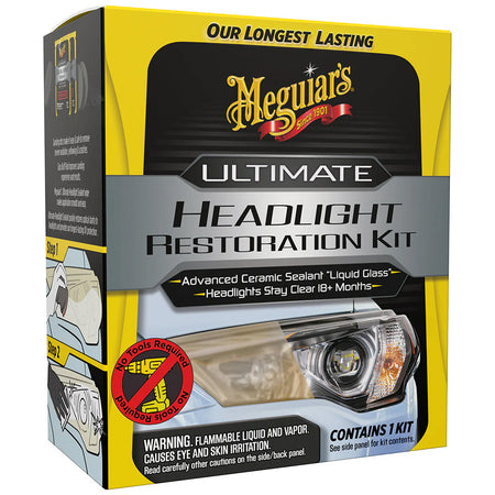 Meguiar's Ultimate Headlight Restoration Kit G2990SRP for Clear, Protected Headlights