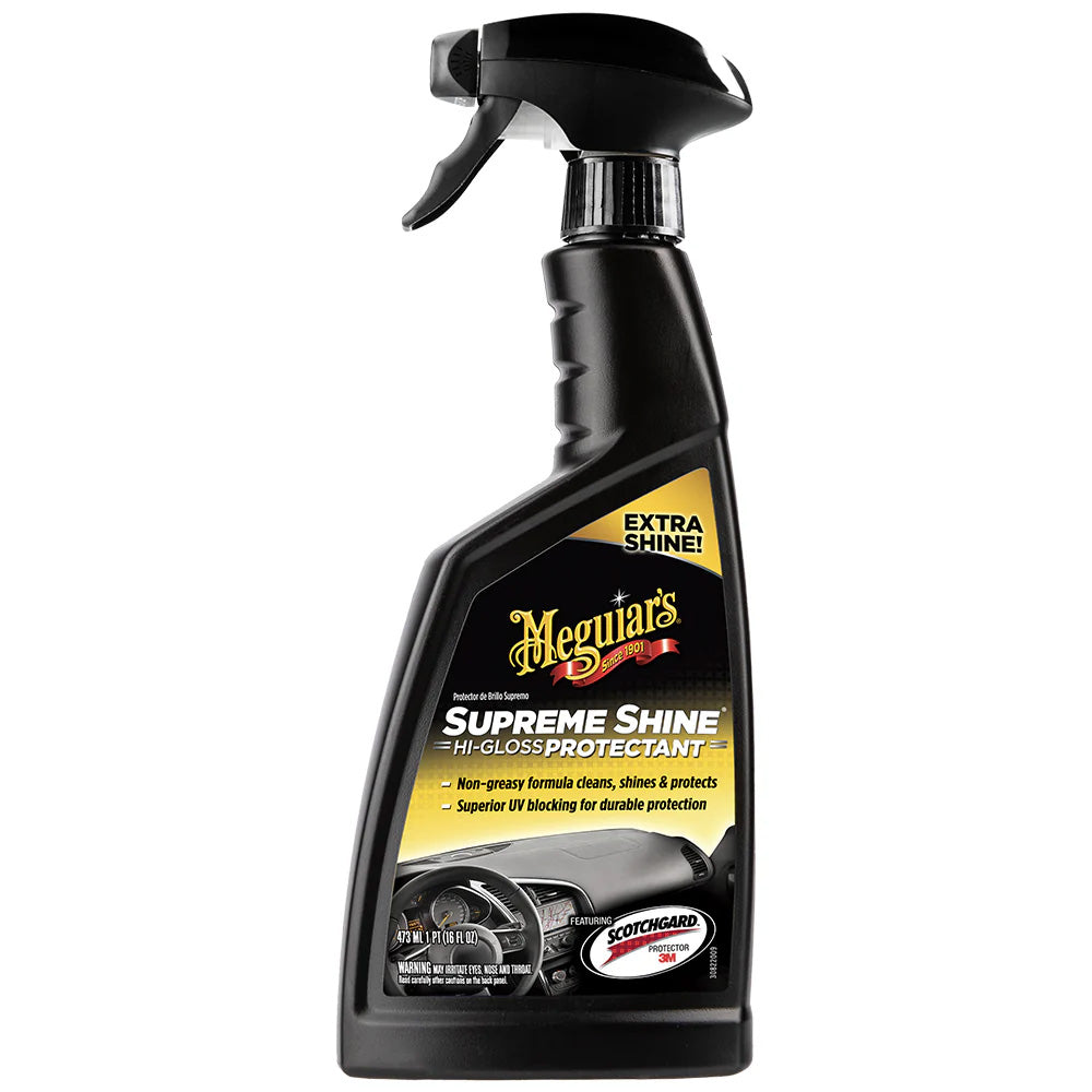 Meguiar's Supreme Shine Protectant Spray - 16oz for Vinyl, Rubber & Plastic Surfaces