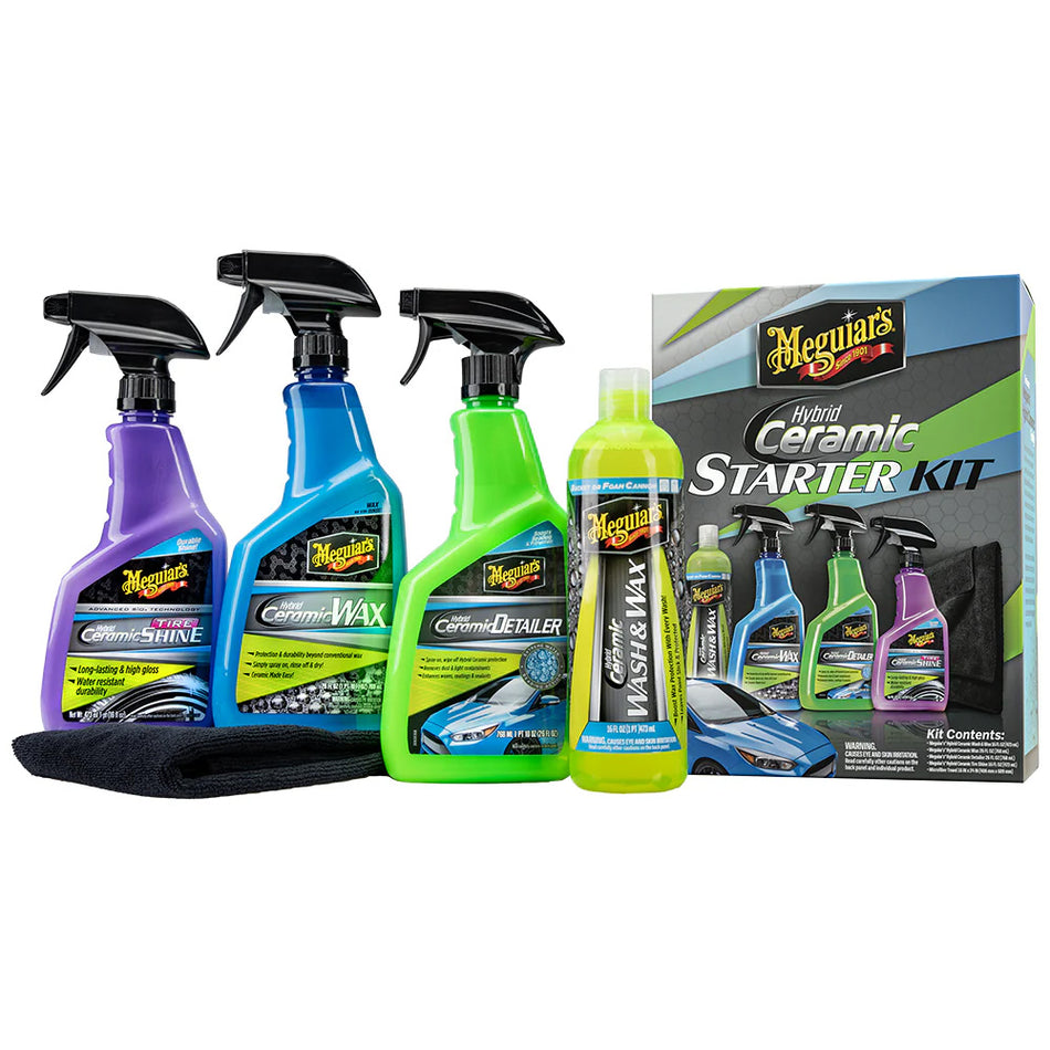 Meguiar's Hybrid Ceramic Starter Kit G55253 for Car Paint Protection and Shine