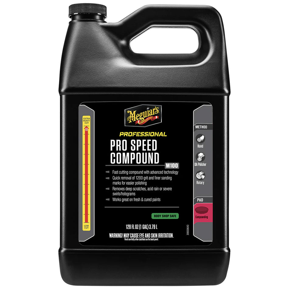 Meguiar's Pro Speed Compound - 1 Gallon for Professional Body Shop Use