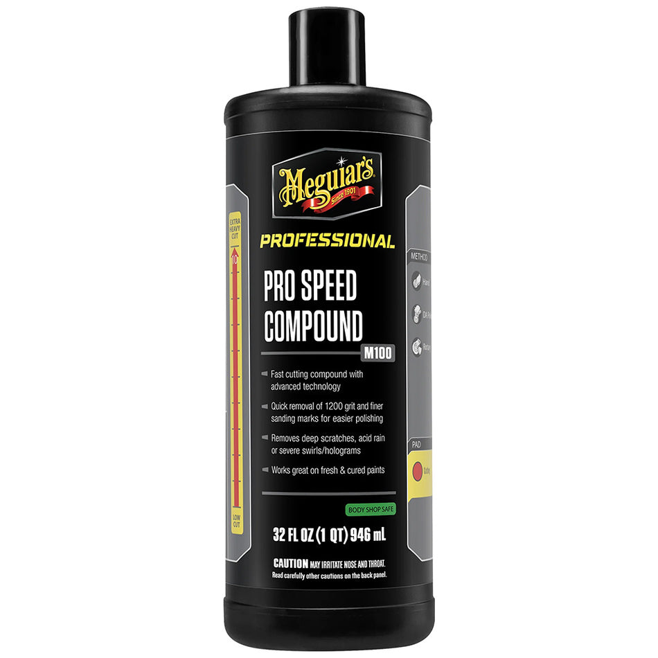 Meguiar's Professional Pro Speed Compound 32oz for Fast Scratch and Swirl Removal
