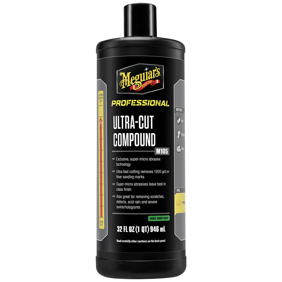 Meguiar's Professional Ultra-Cut Compound 32oz - Heavy-Duty Scratch and Defect Remover