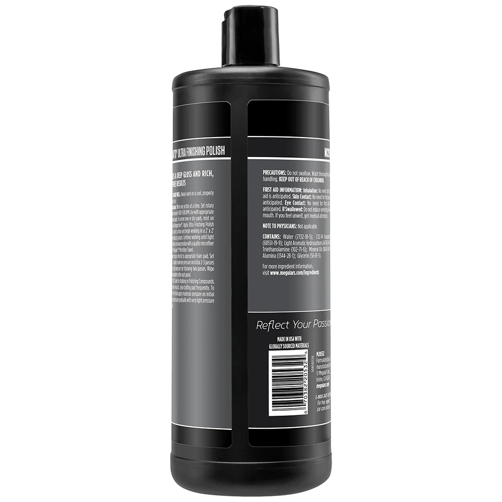 Meguiar's Professional Ultra Finishing Polish - 32oz for Deep Gloss and Swirl-Free Finish