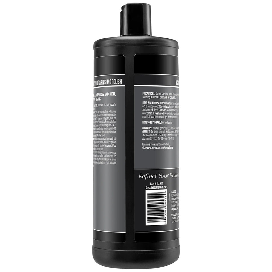 Meguiar's Professional Ultra Finishing Polish - 32oz for Deep Gloss and Swirl-Free Finish