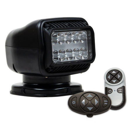Golight GT Series LED Hybrid Light Permanent Mount w/Handheld & Wireless Dash Mount Remotes - 12V - Black