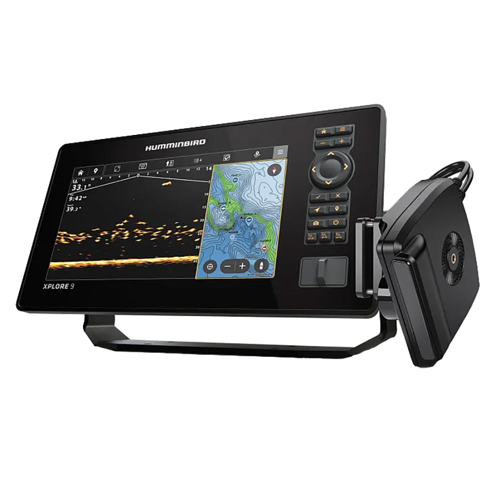 Humminbird Ice Xplore 9-Inch Mega Live 2 Bundle for Ice Fishing with Real-Time Sonar Imaging