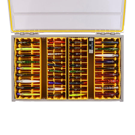 Plano EDGE 3700 Lipless Crankbait Storage Box * Waterproof Tackle Organizer for Up to 40 Baits