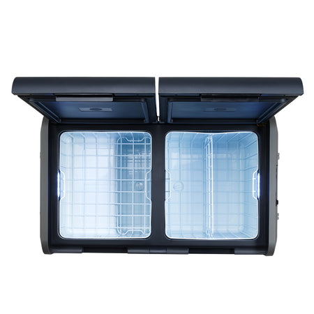 Dometic CFX5 75DZ Ice-Free 75L Dual-Zone Electric Cooler - Black for Camping and Travel