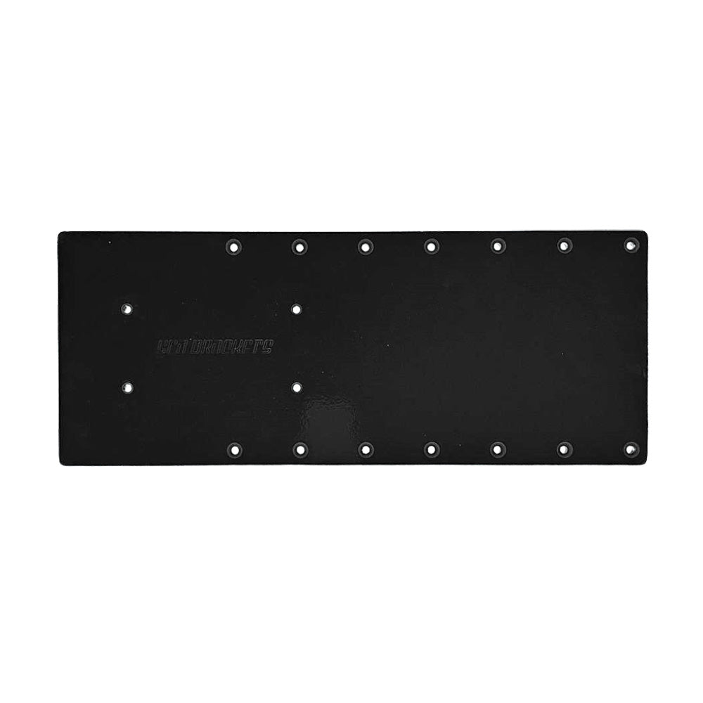 Sea Brackets 18-inch Straight Trolling Motor Plate for Garmin Kraken - Black