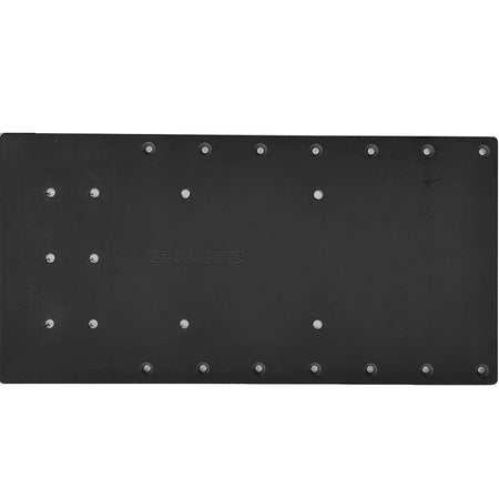 Sea Brackets 20" Straight Trolling Motor Plate f/Minn Kota Quest - Black