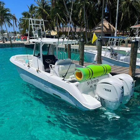 Poseidon Racks 30-Degree Rod Holder Rack for Water Mats * Universal Marine Storage Solution