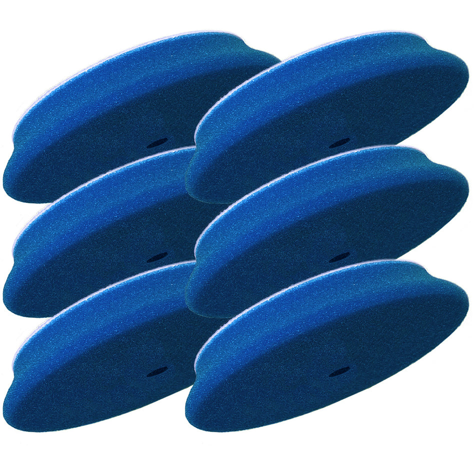 RUPES D-A Coarse Foam Pad 40mm * Blue (6-Pack) for Dual-Action Polishers