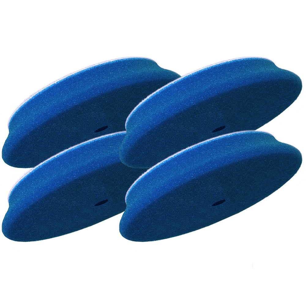 RUPES D-A Coarse Foam Pad 40mm Blue - 4-Pack for Dual-Action Polishers