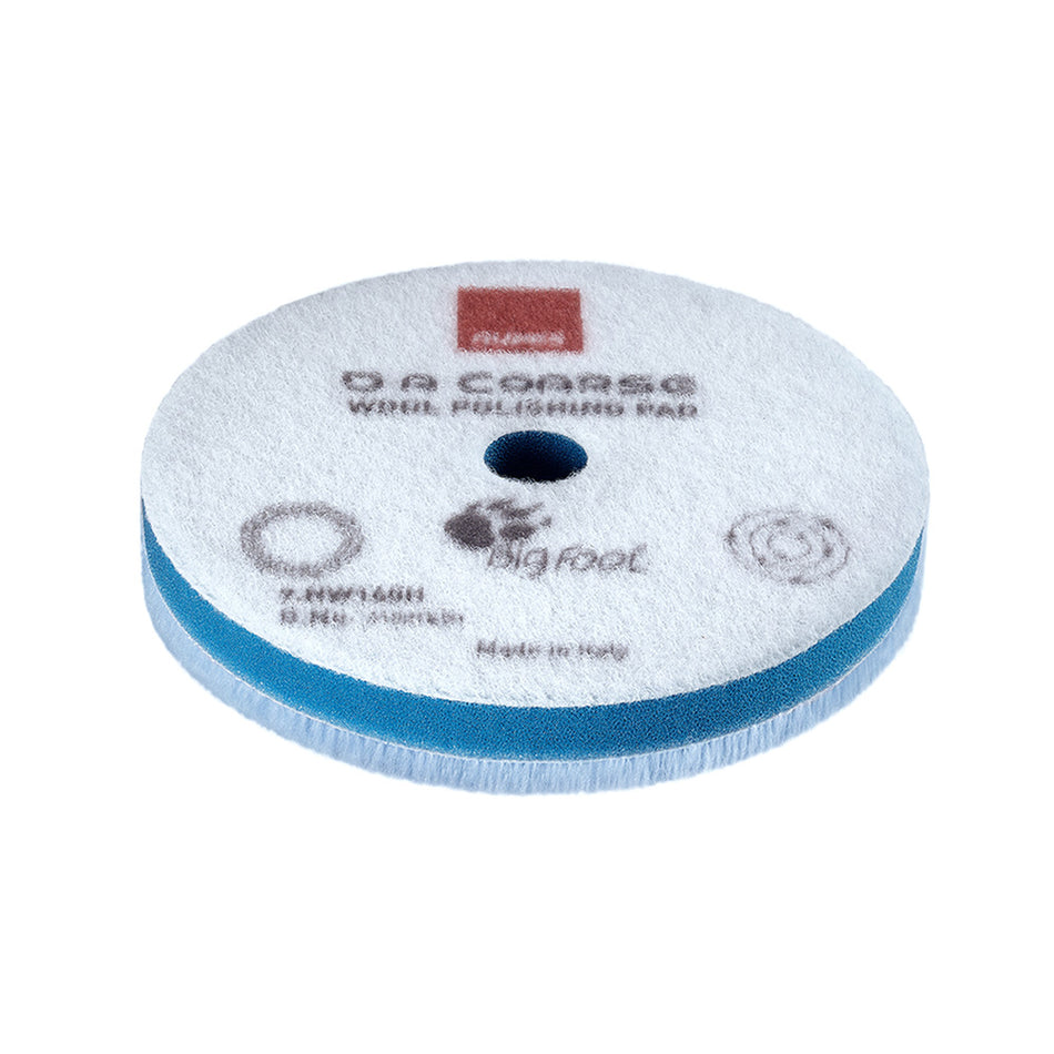 RUPES D-A Coarse Wool Polishing Pad 80mm - Blue for Heavy Paint Correction