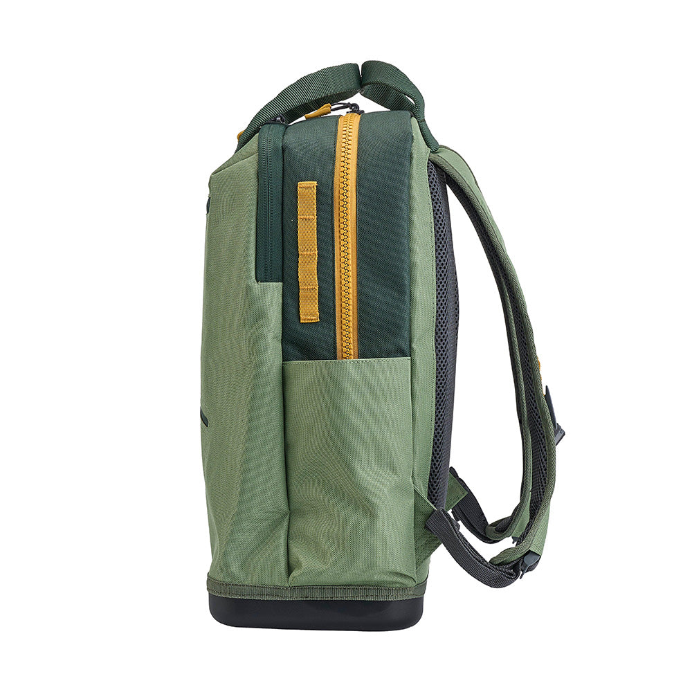 Plano Weekend Tackle Backpack - Moss with Waterproof Base and Organized Storage