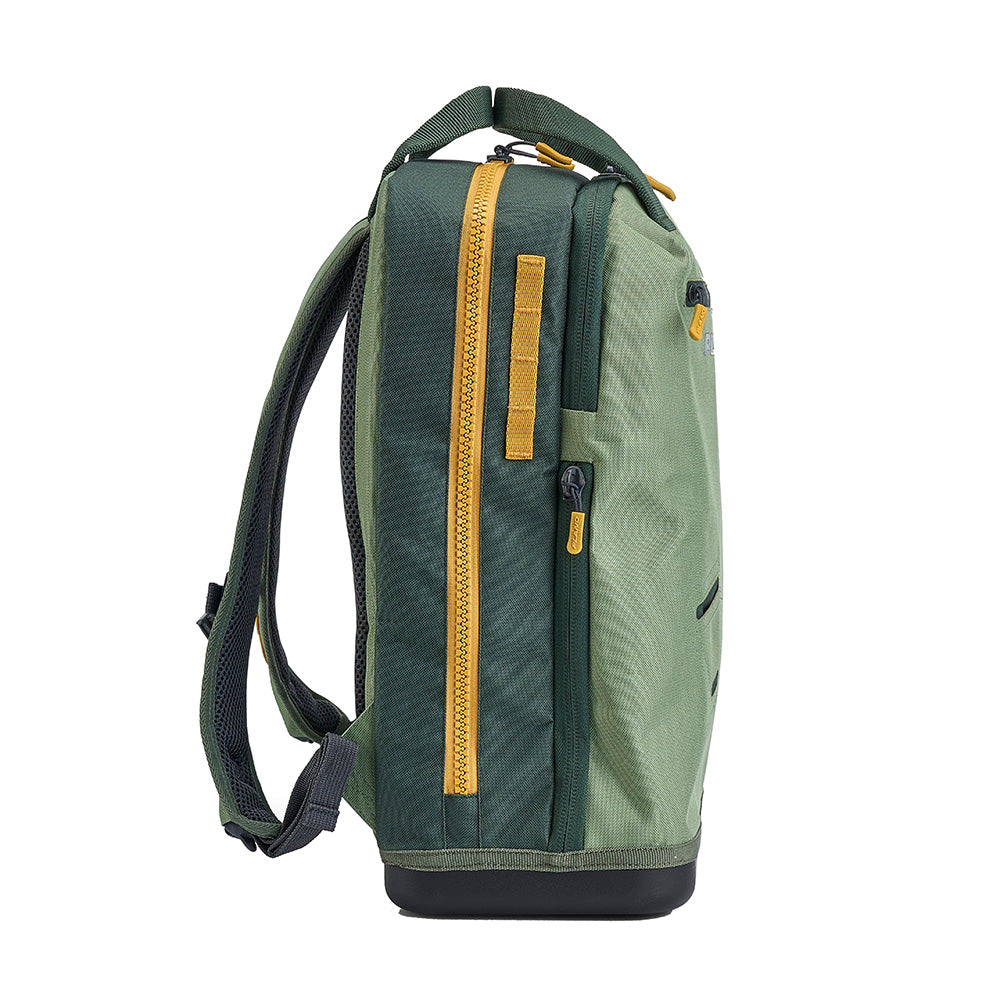 Plano Weekend Tackle Backpack - Moss with Waterproof Base and Organized Storage