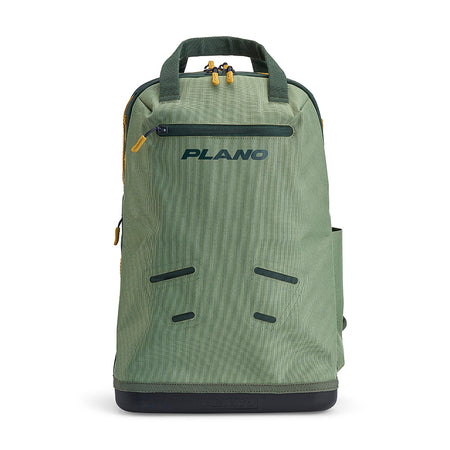 Plano Weekend Tackle Backpack - Moss with Waterproof Base and Organized Storage