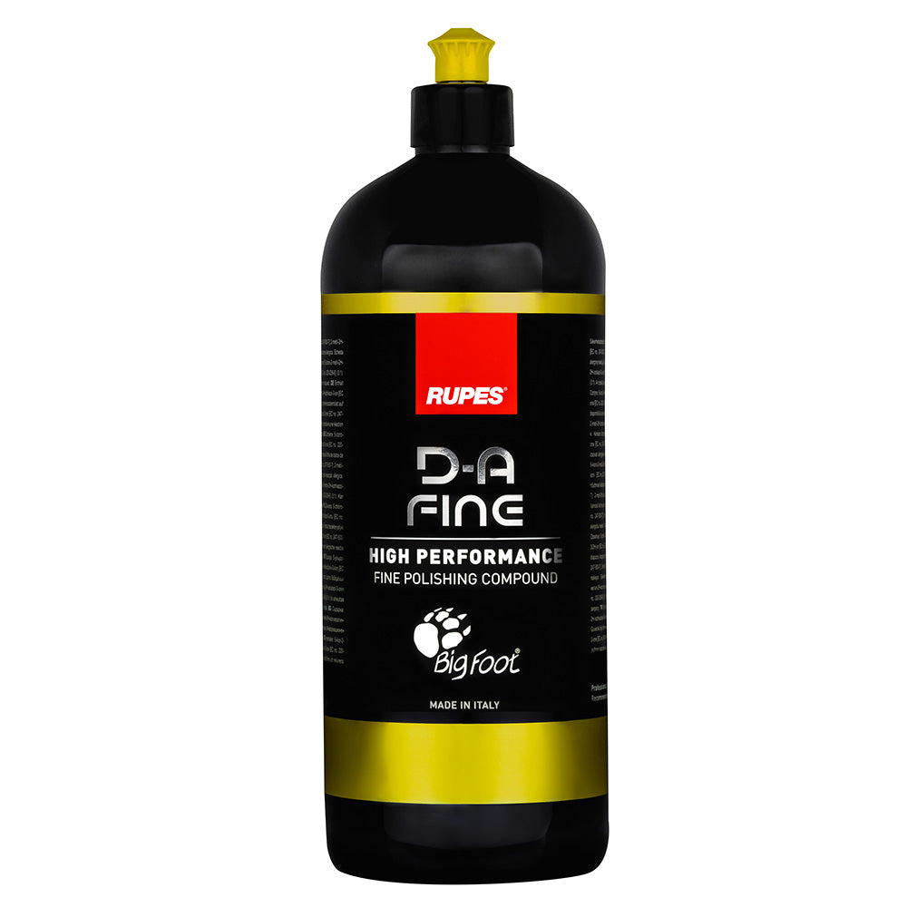RUPES D-A Fine High Performance Polishing Compound 33.8oz for Light Defect Removal and Finishing