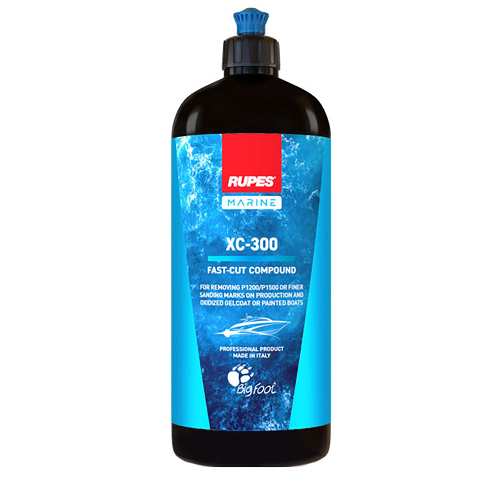 RUPES Marine XC-300 Fast-Cut Compound 33.8oz * High-Performance Marine Polishing Solution