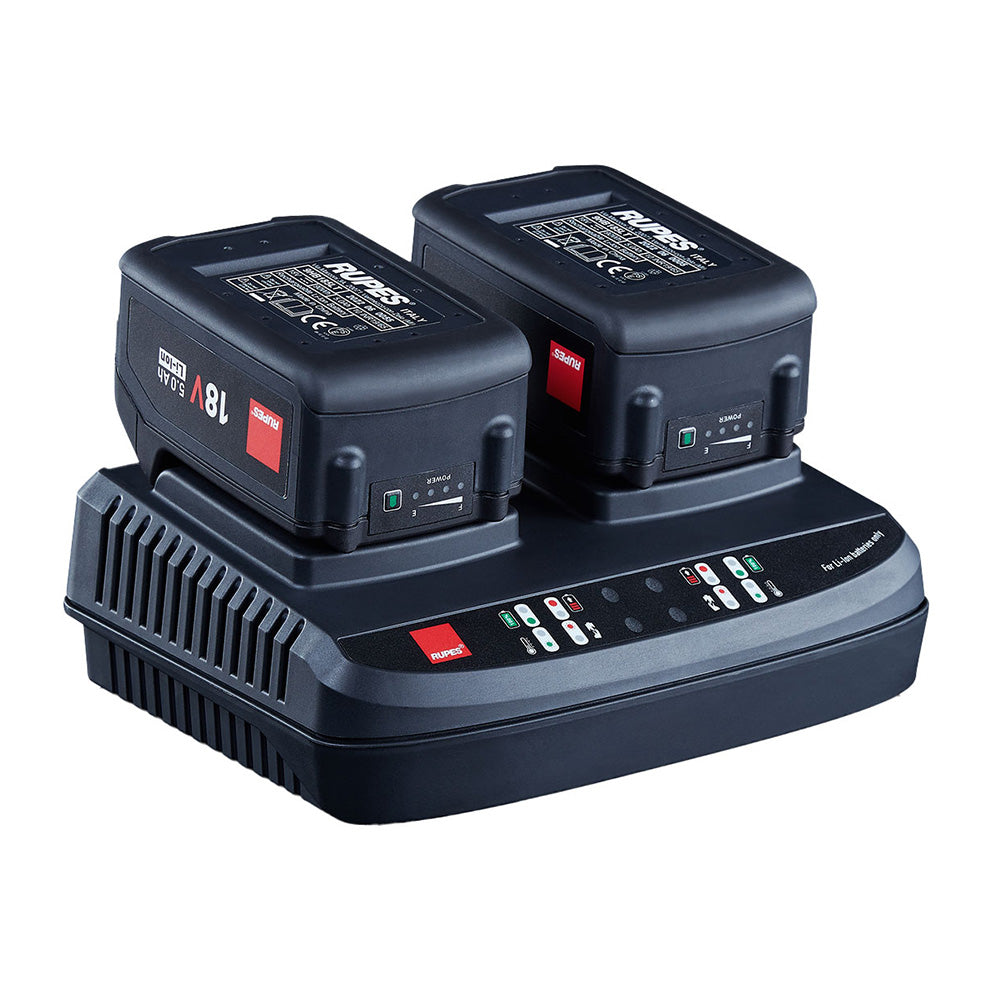 RUPES Dual Battery Charger for iBrid HLR15 & HLR21 Batteries with LED Indicators