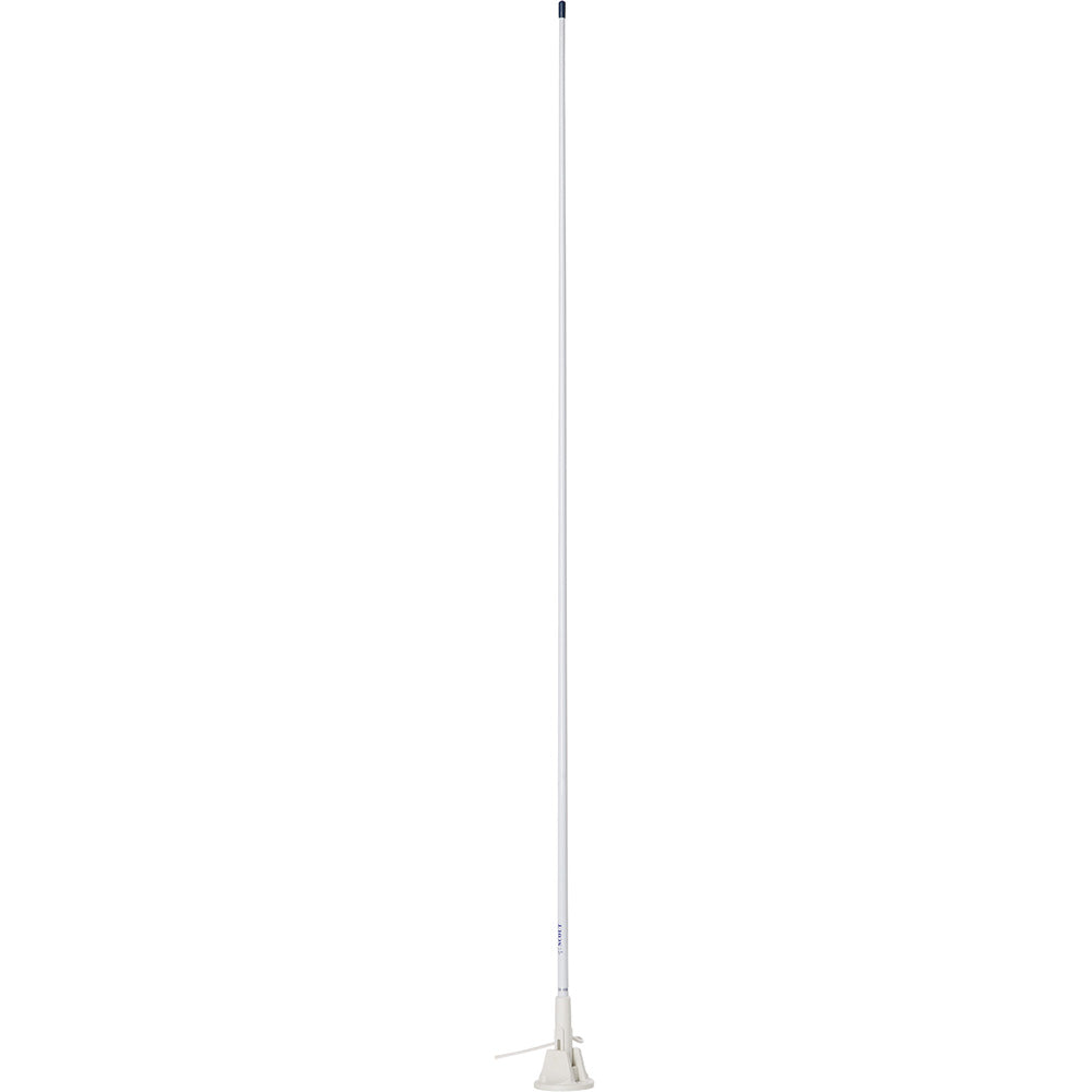 Scout 5' White VHF Antenna with 3dB Gain and Lift & Lay Mount * Includes 5M RG-58 Cable